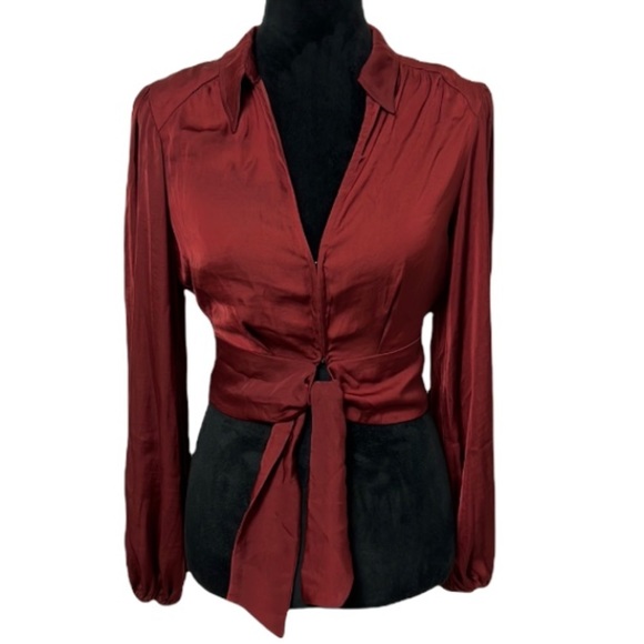Free People Tops - SOLD Free people rust color blouse